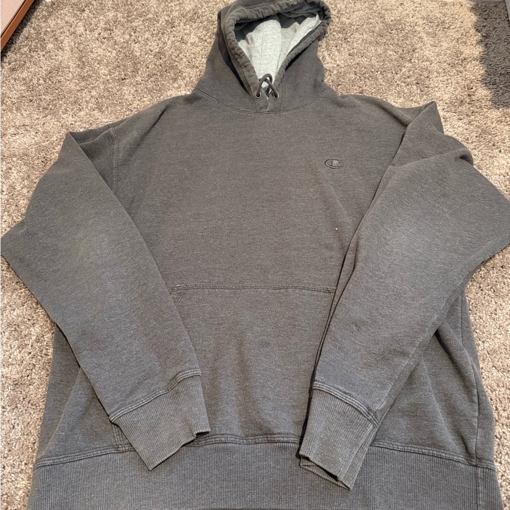 Champion Men's Gray Hoodie Sweater